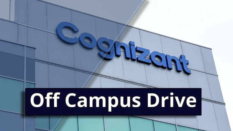 cognizant off campus drive