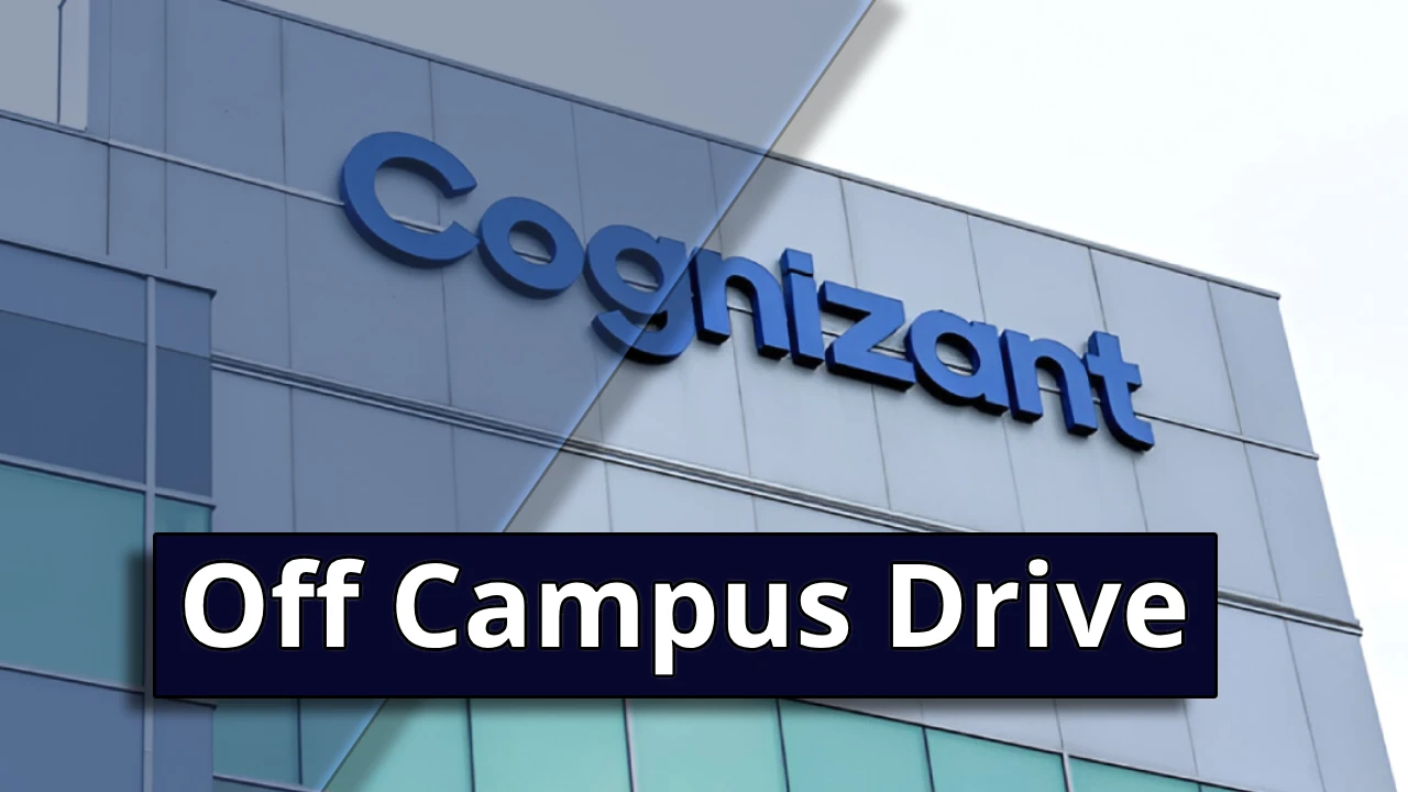 cognizant off campus drive