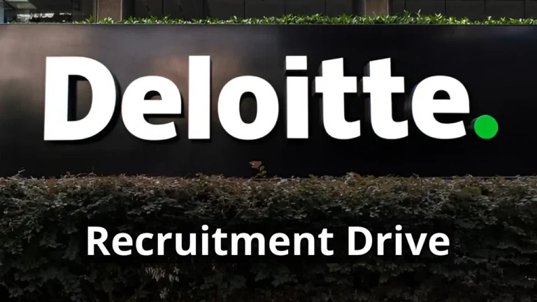 deloitte recruitment drive
