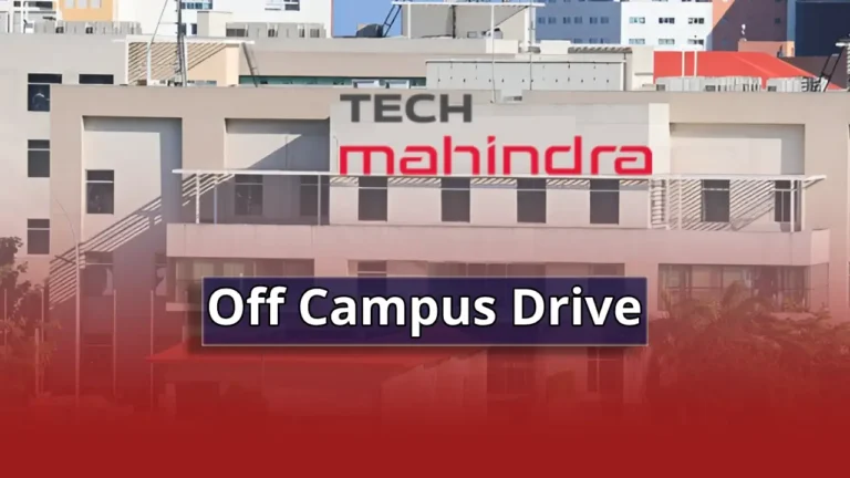 tech mahindra off campus drive